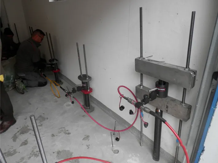 house during renovation with LIFT PILE® technology